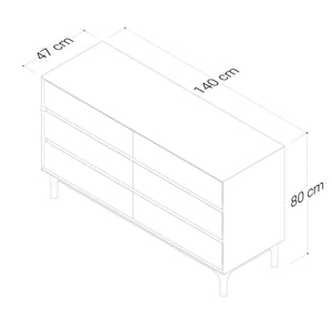 American Oak Dresser