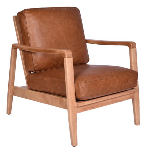 Buckle Leather Armchair