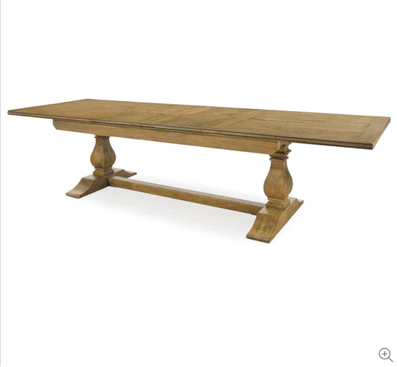 Bosquet Double Pedestal Extension Dining Table